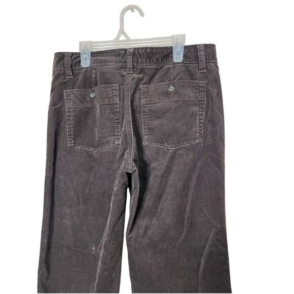 Eddie Bauer Brown Corduroy Flare Mid Rise Pants Size 4 - Picture 6 of 10